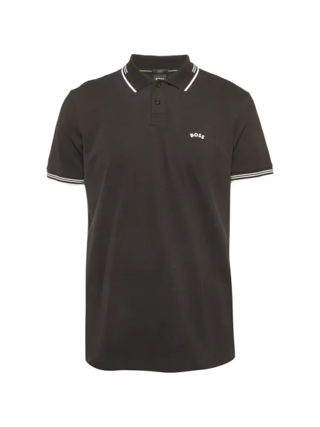 Tricou polo Boss negru