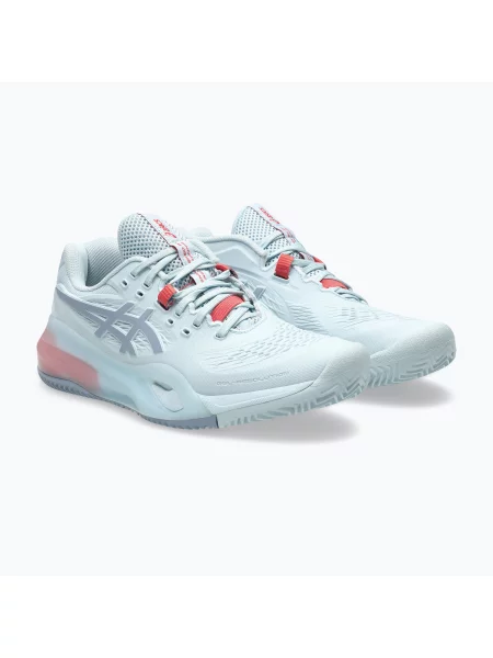 Дамски тенис обувки ASICS Gel-Resolution X Clay W sky/grey blue сиво