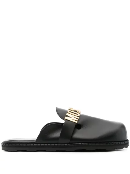 Sandale Moschino cu autograf negru