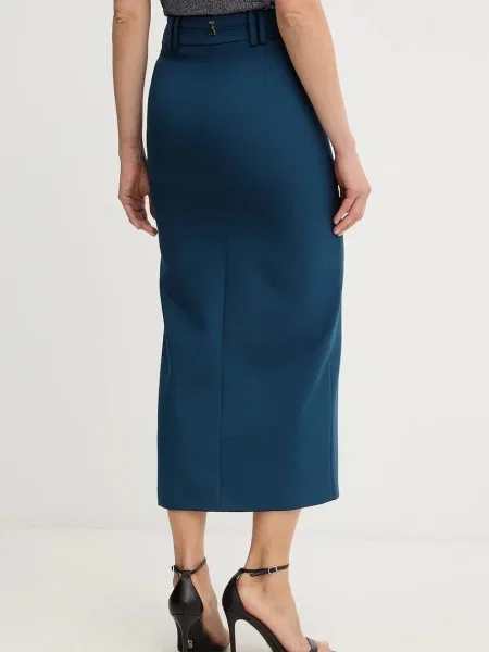 Sukně Patrizia Pepe midi modrá