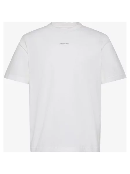Koszulka damska Calvin Klein Easy Back Graphic z krótkim rękawem czarny S biały