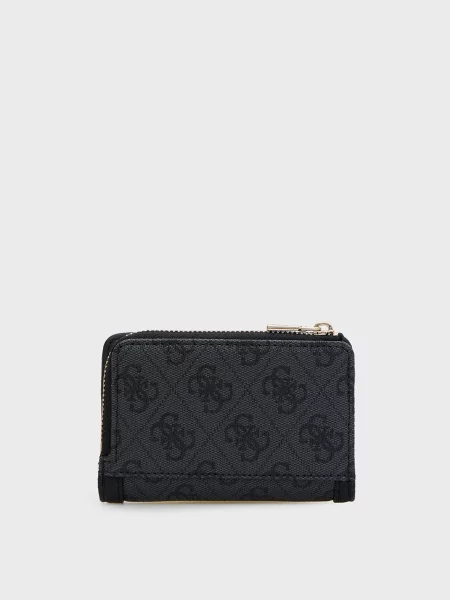 Кошелек Guess с принтом черный