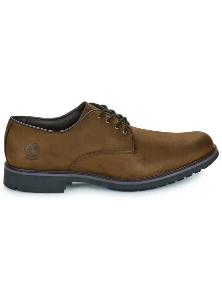 Šnurovacie čipkované tenisky Timberland hnedá