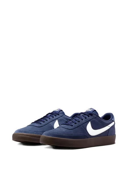 Sneakerși Nike Air Force 1 alergare din piele de căprioară cu bretele gri
