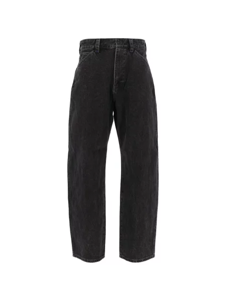 Szerokie jeansy Paul Smith czarne