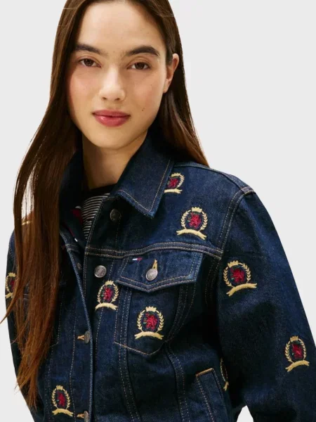 Классическая джинсовая куртка Tommy Jeans синяя