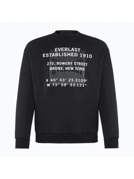 Мъжки суитшърт Everlast Streetwear Crewneck black/red черно