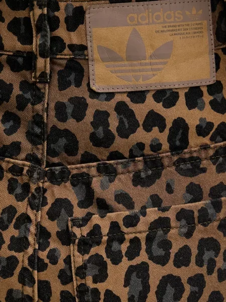 Джинсы Adidas Originals коричневые