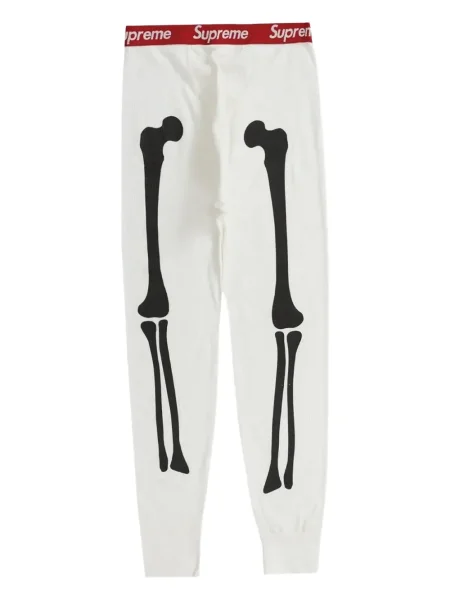 Termic leggings Supreme alb