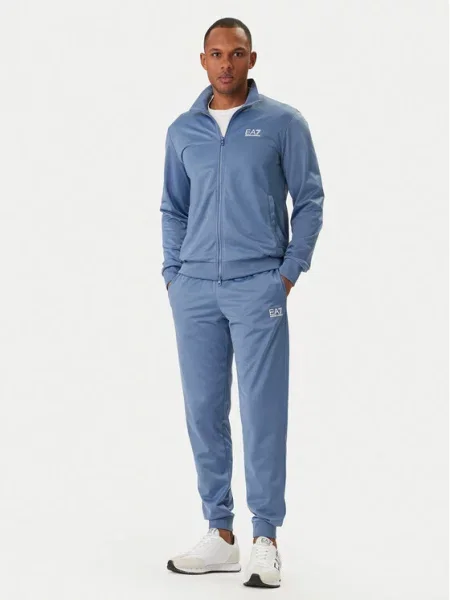 Emporio Armani Jogging komplet svijetloplava / bijela plava