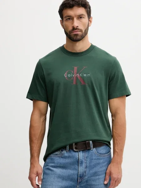 Calvin Klein Jeans kratka majica zelena
