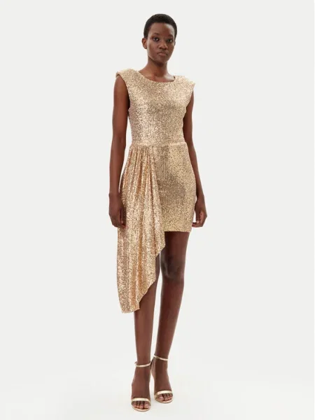 Gaudi Rochie cocktail auriu