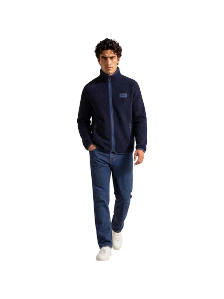 Reversibil geacă Barbour din fleece albastru