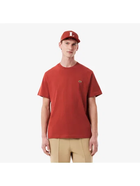 Классическая футболка Lacoste красная