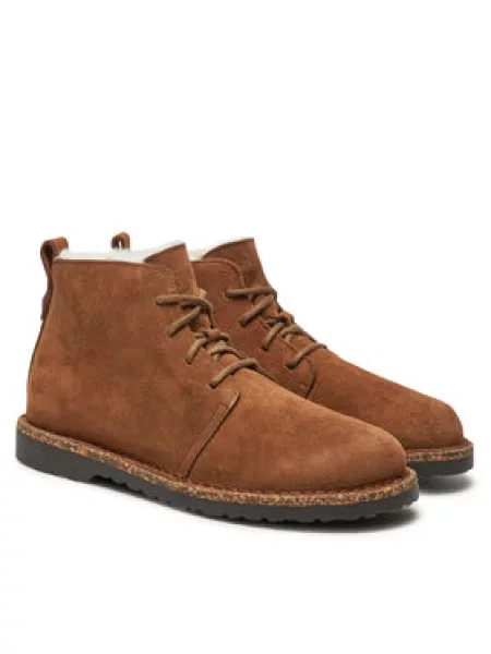 Birkenstock Polokozačky Uppsala Mid Shearling hnědá