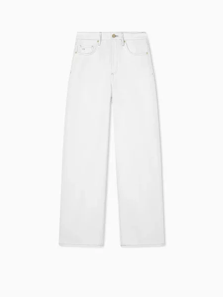 Прямые джинсы Armani Exchange белые