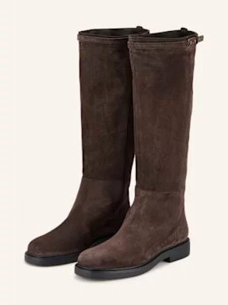 Tod's Kozačky Gomma tmavě hnědá