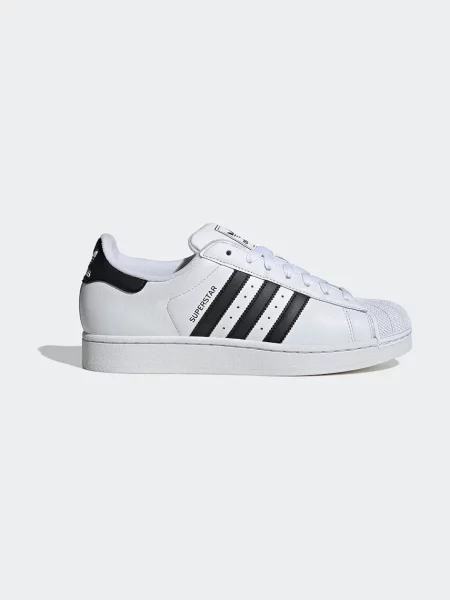 Adidas Originals sneakers din piele Superstar II alb