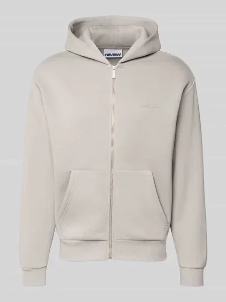 Bluza rozpinana w kroju regular fit z kieszenią kangurka Review