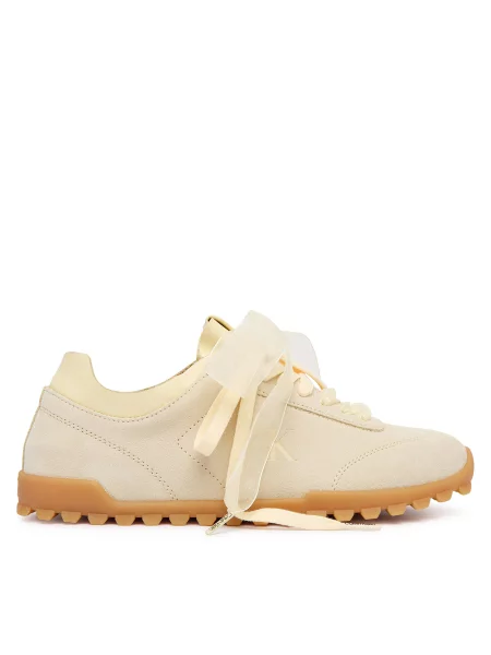 Sportcipők Calvin Klein Low Profile Run Mg Sue Db Laces sárga