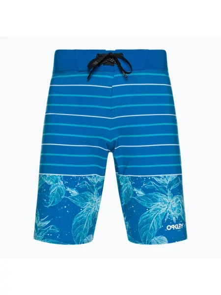 Plavecké šortky Oakley Retro Split 21 modré