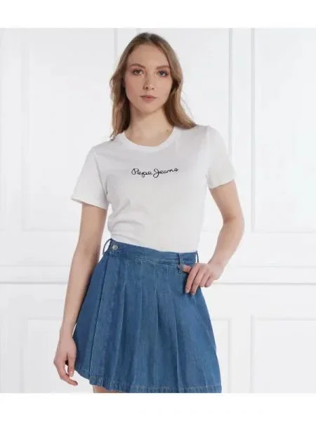 Pepe Jeans London Tricou LORETTE alb
