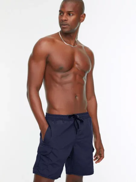 Slip de baie Trendyol albastru