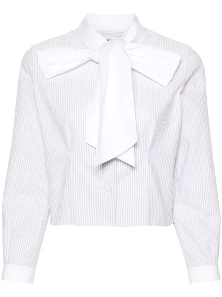 Bluză Thom Browne cu funde gri