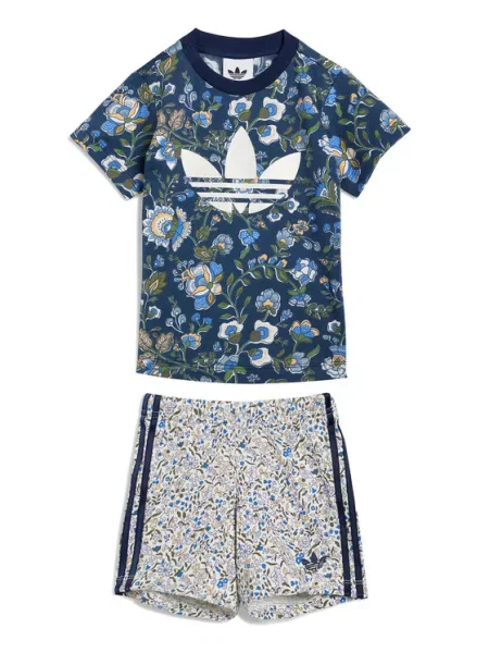 Adidas Набір футболка та шорти Liberty London cиній