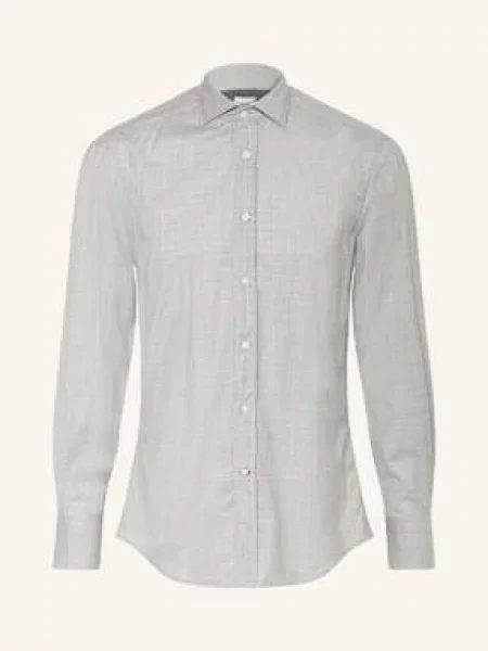 Brunello Cucinelli Košile Slim Fit šedá