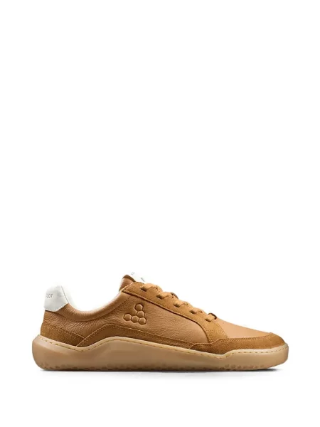 Sneakerși Vivobarefoot din piele maro
