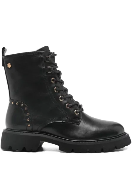 Botine Carmela cu șireturi din dantelă negru