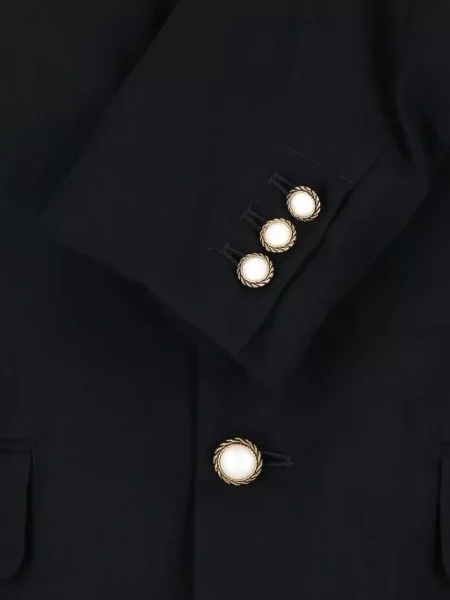Sacou Comme Des Garçons cu perle negru