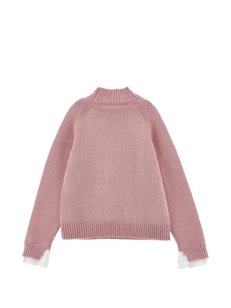 Sweter dziecięcy Monnalisa różowy