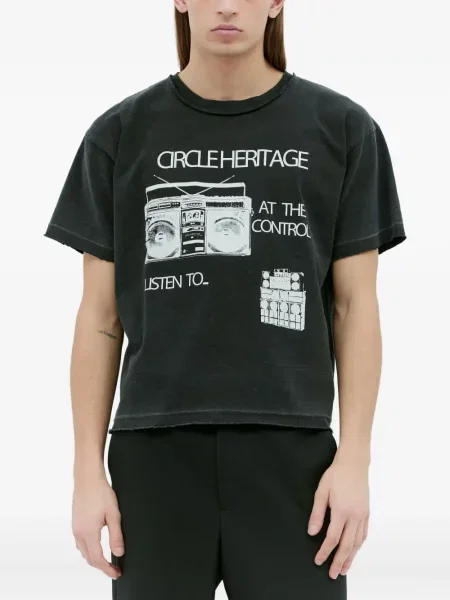 Póló Circle Heritage fekete