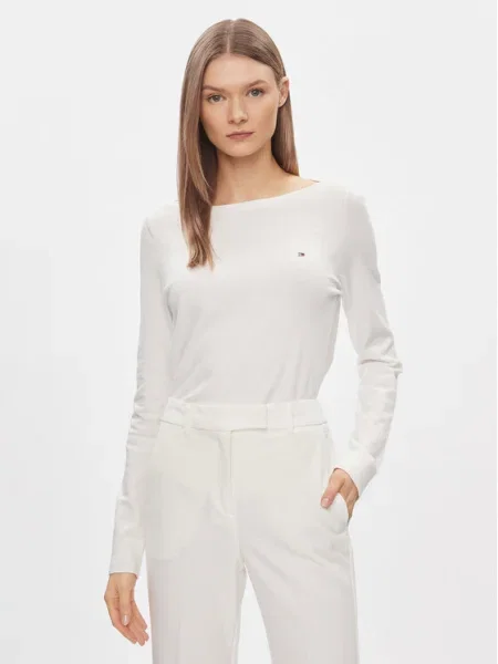 Tommy Hilfiger Пуловер бял