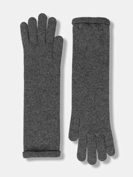 Шерстяные перчатки Answear.lab серые
