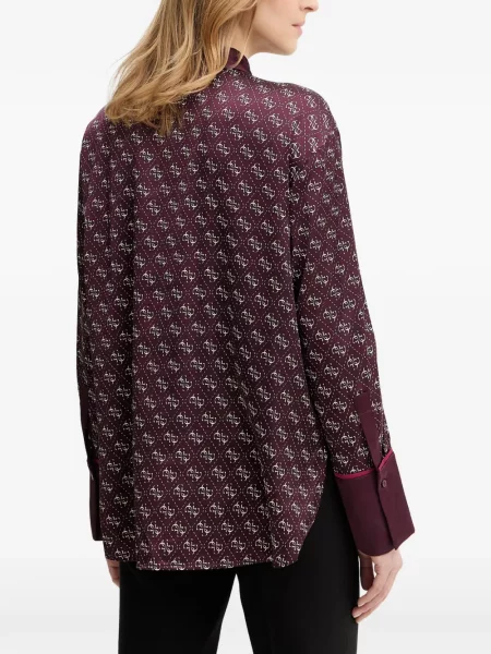 Cămașă Guess cu imagine violet