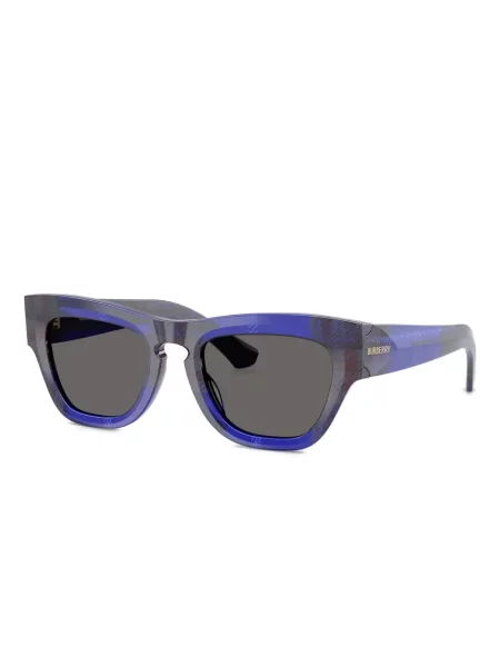 Sunčane naočale Burberry Eyewear karirane plava