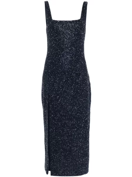 Rochie midi Staud până la genunchi de costum albastru