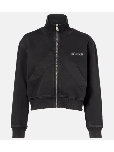 Top The Attico o krotszym kroju czarny