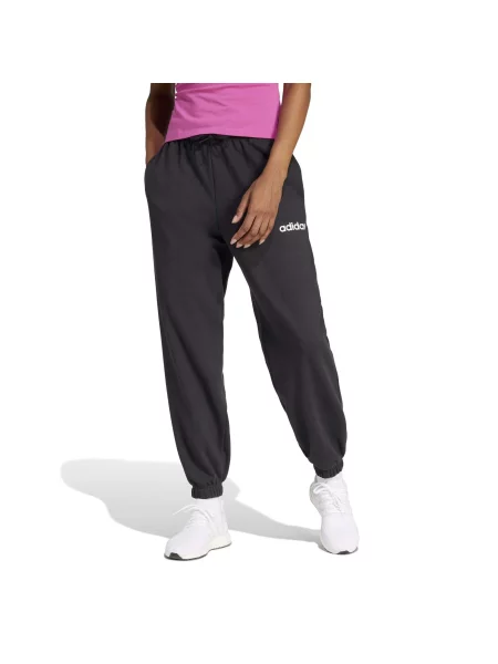 Spodnie Adidas Sport W Lin Ft Cf Pt białe