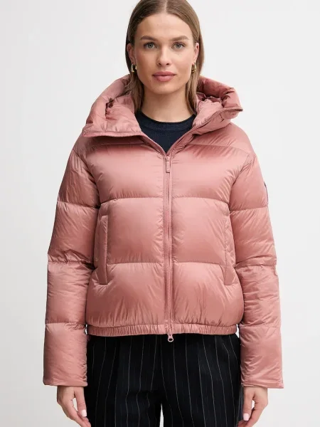 Пухено яке Bomboogie RIGA зимен модел розово