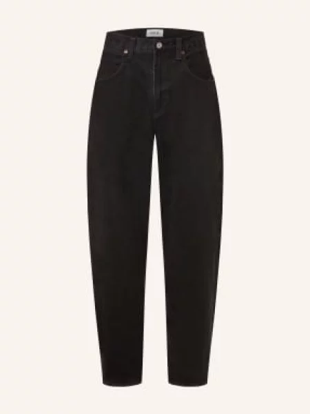 Agolde Dżinsy Fusion Baggy Taper Fit schwarz
