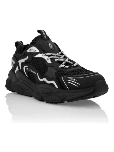 Sneakersy Plein Sport skórzane czarne
