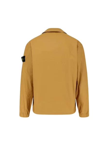 Koszula Stone Island casual z kamieniami żółta
