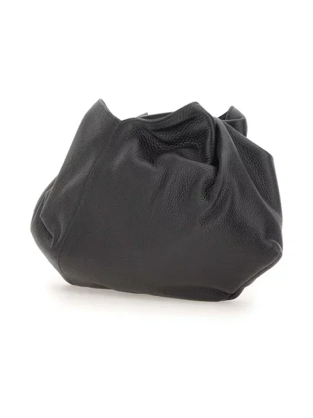 Maison Margiela torebka skórzana Japanese Draped Mini czarny