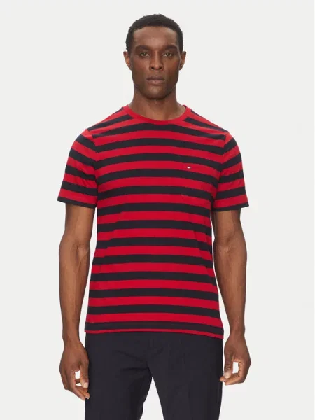 Tommy Hilfiger T-Shirt Essential czerwony