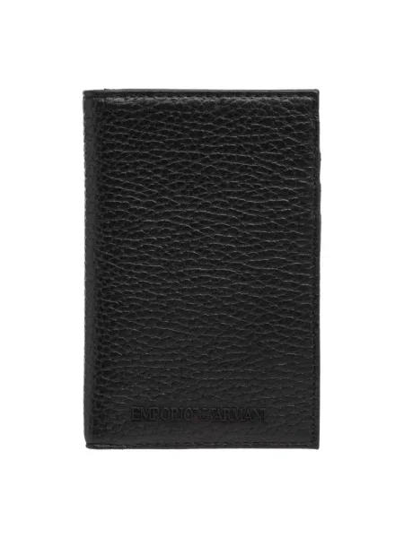 Portfel Emporio Armani biznesowy czarny