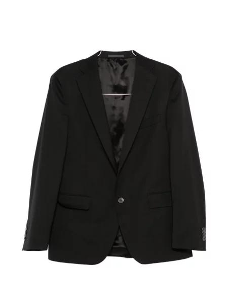 Costum Cenere Gb de costum cu un singur rând de nasturi negru